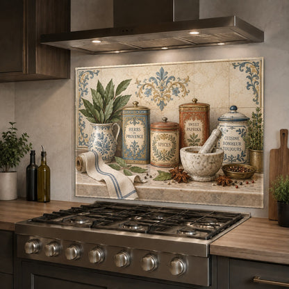 Tempered glass kitchen backsplash protecting a modern sink wall