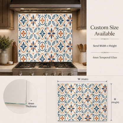 Heat-resistant glass kitchen backsplash panel installed in a luxury home bar area
