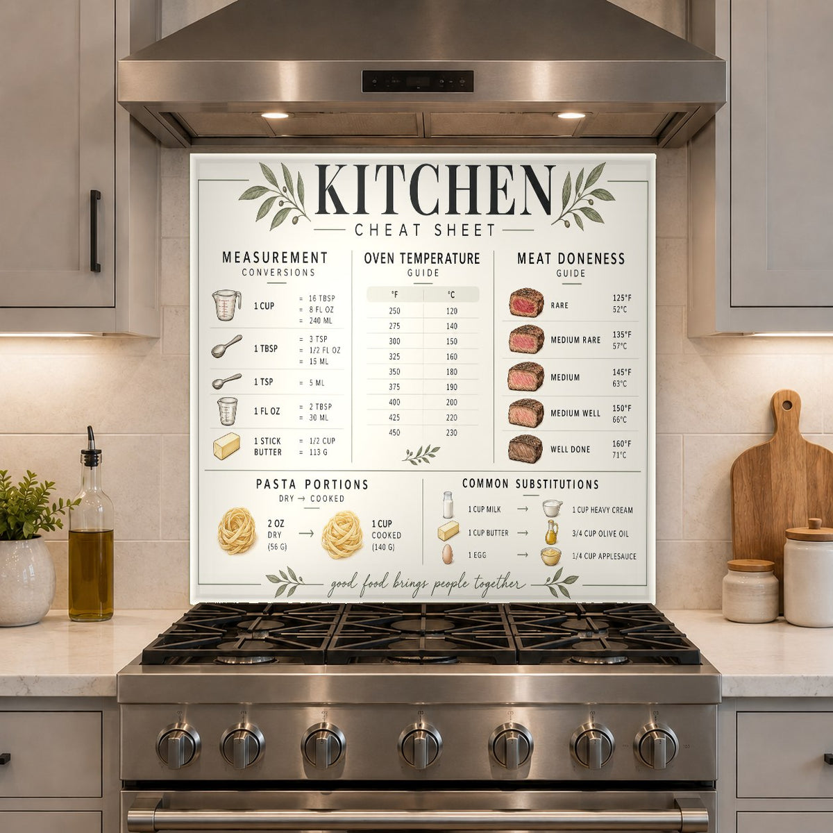 Kitchen Cheat Sheet tempered glass backsplash in a home bar area