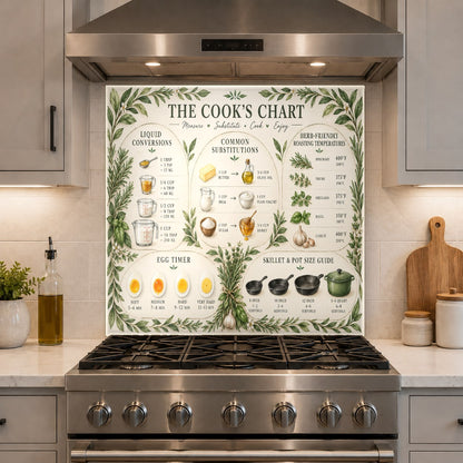 Ingredient Substitution Chart tempered glass backsplash in a home bar area