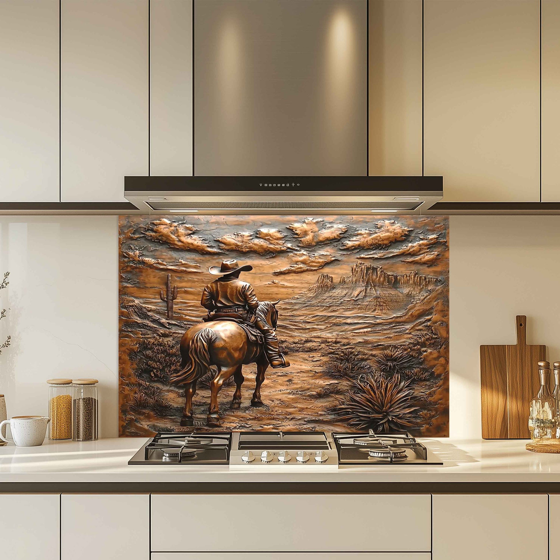 tempered glass backsplash for stove