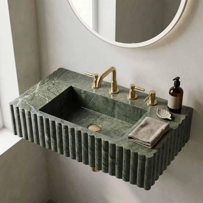 green-marble-fluted-sink-hand-carved